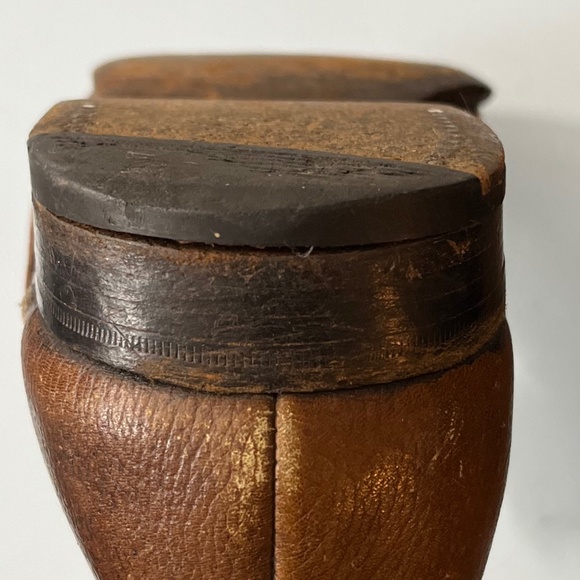 Vintage 1960s Tan Leather Bata Monk Boots - Picture 11 of 11